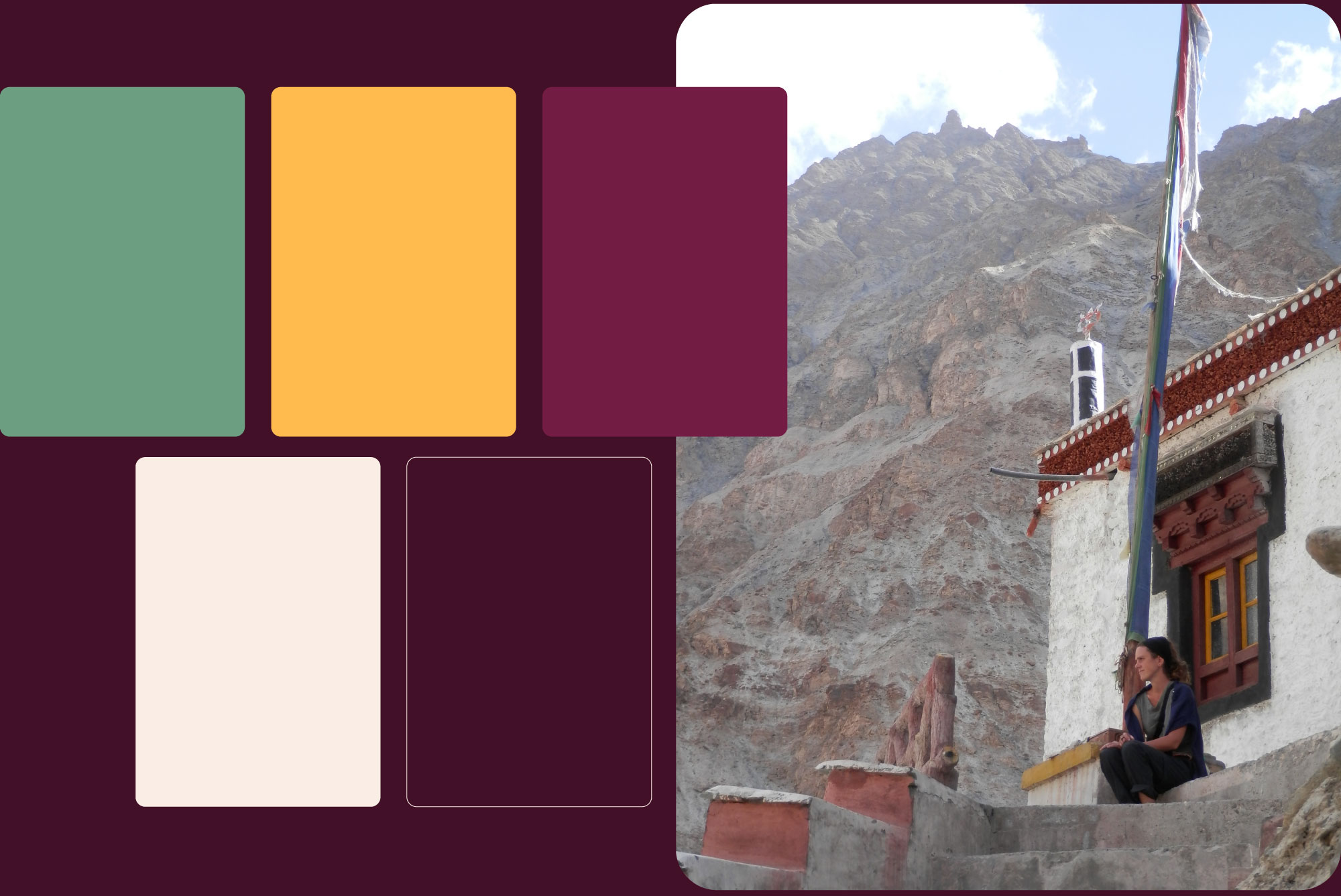 Can Julley, Brand Colors. Inspired from Laddack landscapes